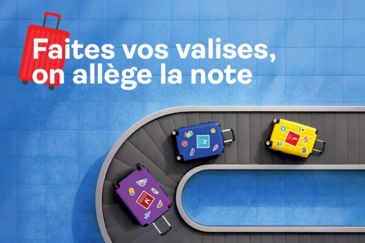 Jeu : faites vos valises, on allège la note
